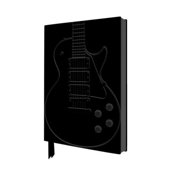 Artisan Art Notebook : Black Gibson Guitar