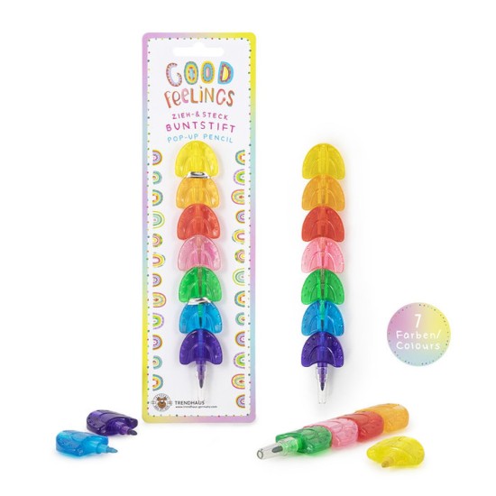 Rainbow Pencil with Interchangeable Nibs : Rainbow (DELIVERY TO EU ONLY)