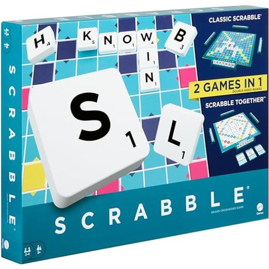 Scrabble English edition 2 in 1 (DELIVERY TO EU ONLY