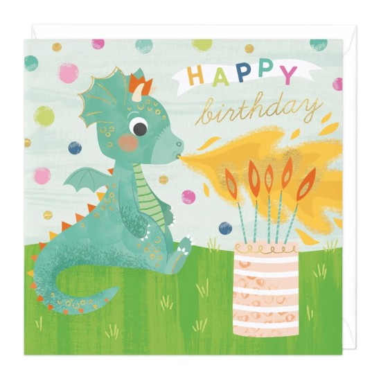 Whistlefish Card - Dragon Children's Birthday (DELIVERY TO EU ONLY)
