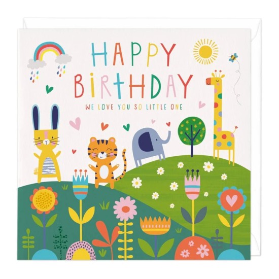 Whistlefish Card - Love You So Children's Birthday Card (DELIVERY TO EU ONLY)