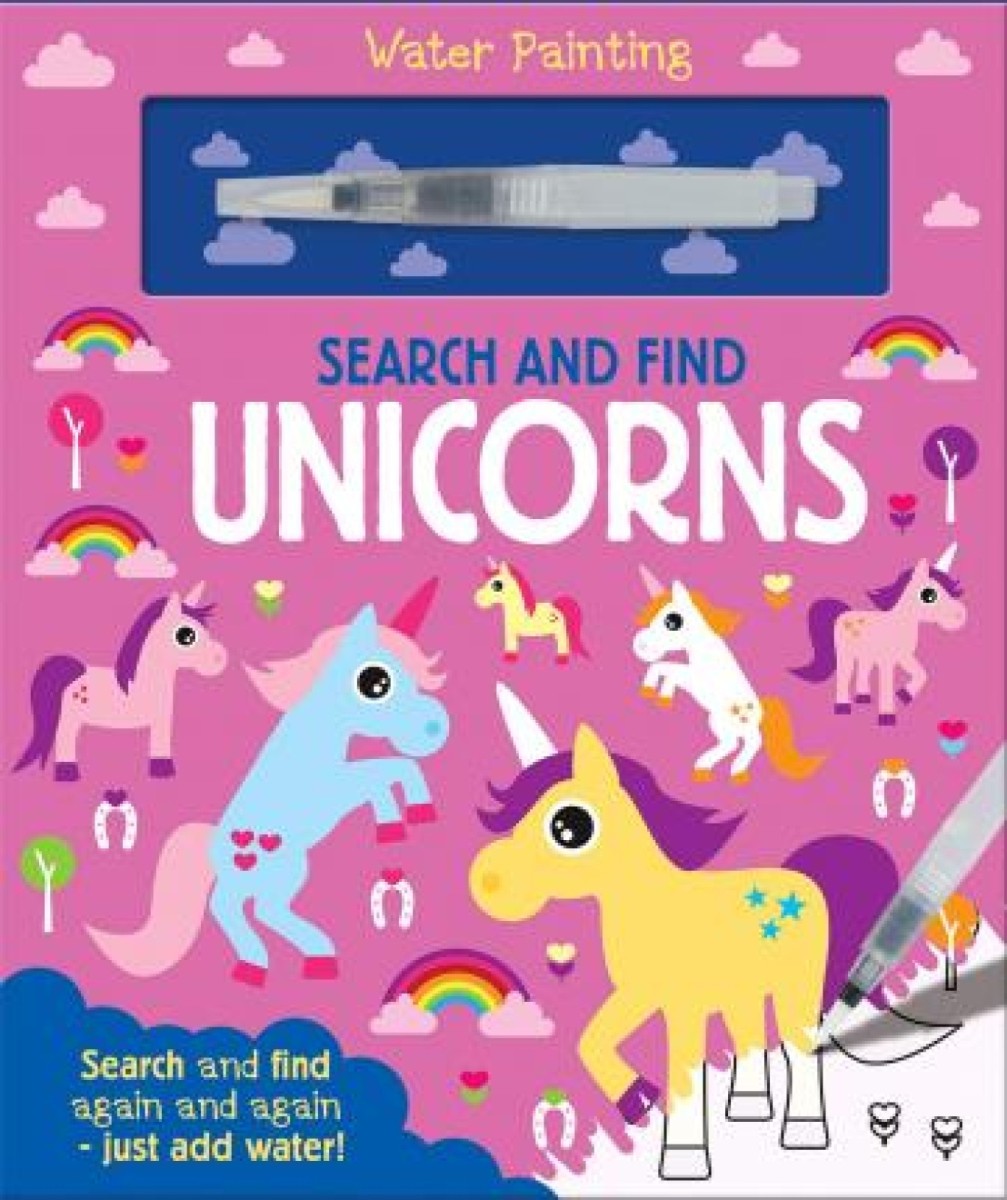 Search and Find Unicorns (Magic Painting) The