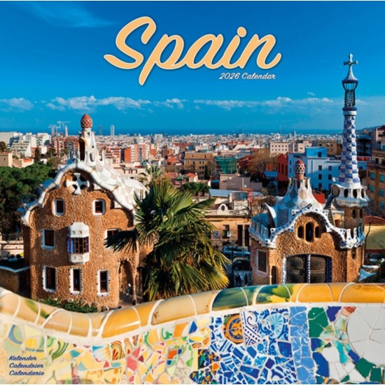 2026 Calendar - Spain Calendar Square Space Wall Calendar