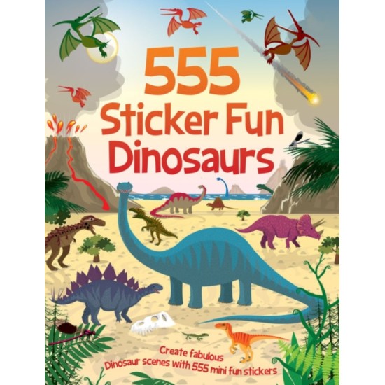 555 Sticker Fun - Dinosaurs Activity Book