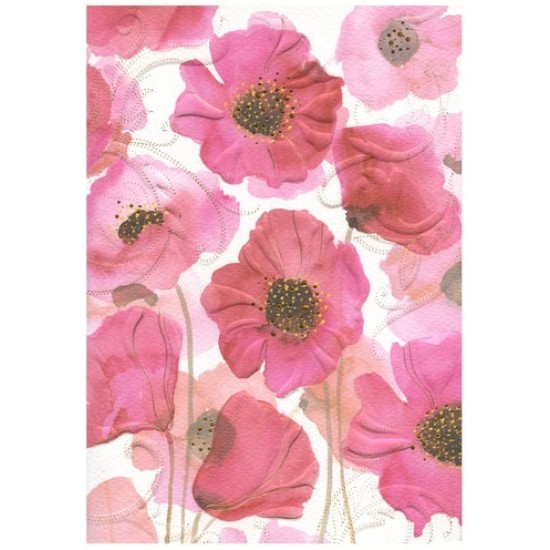 A5 Lined Notebook : Poppies (DELIVERY TO EU ONLY)