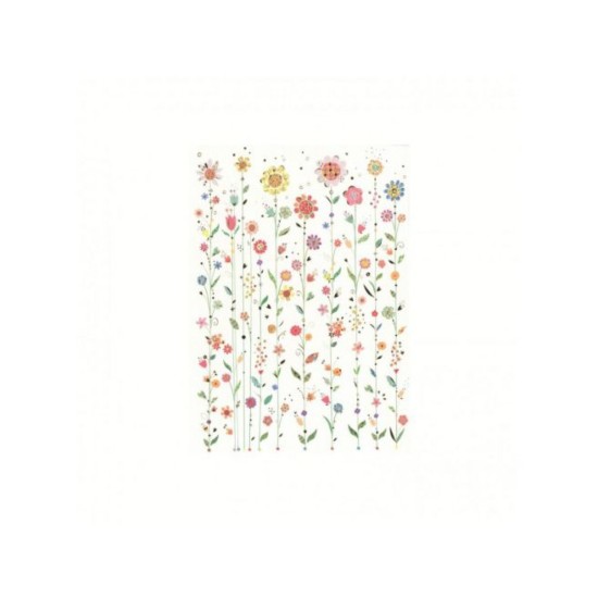 A5 Lined Notebook : Tall Flowers (DELIVERY TO EU ONLY)