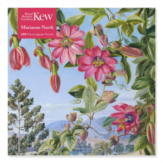 Adult Jigsaw Puzzle Kew : Marianne North : View in the Brisbane Botanic Garden : 500-piece Jigsaw Puzzles