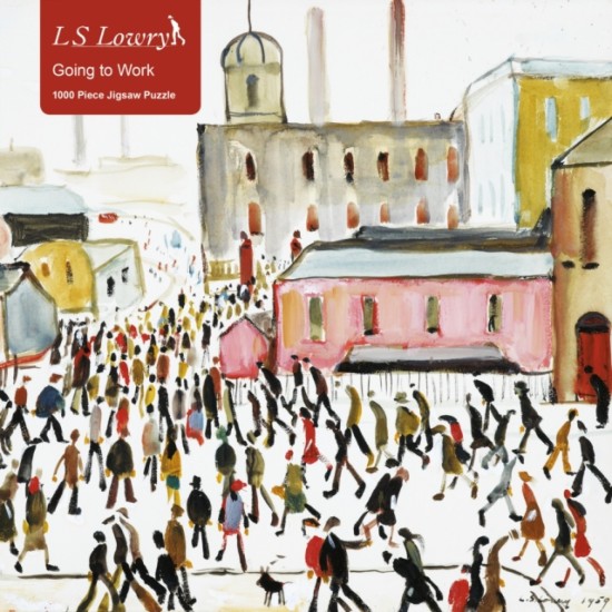 Adult Jigsaw Puzzle L.S. Lowry: Going to Work : 1000-piece Jigsaw Puzzles