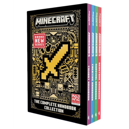 All New Official Minecraft: The Complete Handbook Collection – 4 Book Box-Set