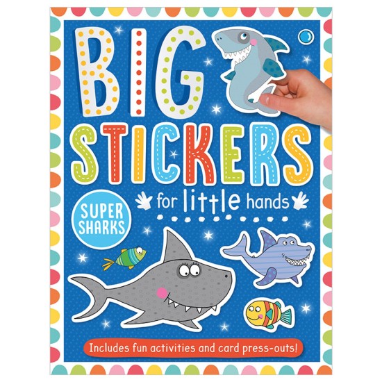 Big Stickers for Little Hands : Super Sharks (DELIVERY TO EU ONLY)