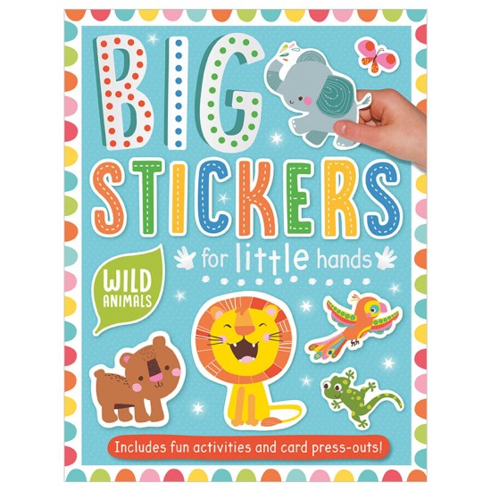 Big Stickers for Little Hands : Wild Animals (DELIVERY TO EU ONLY)