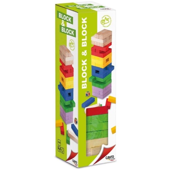 Block & Block Colour (Jenga) DELIVERY TO EU ONLY