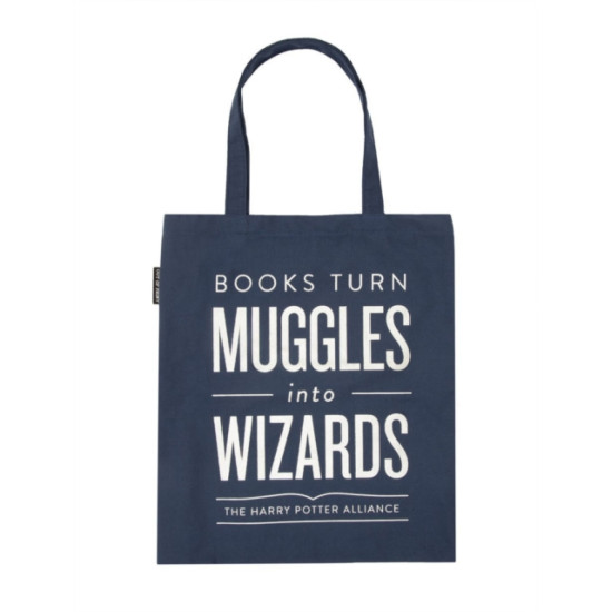Book Bag - Books Turn Muggles into Wizards Tote Bag