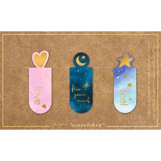 Bookmark - 3 Mini Magnetic Bookmarks Mystic (Delivery to EU Only)