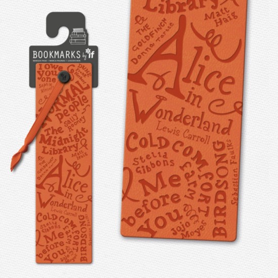 Bookmark - Faux Letter Bookish Bookmark Alice etc
