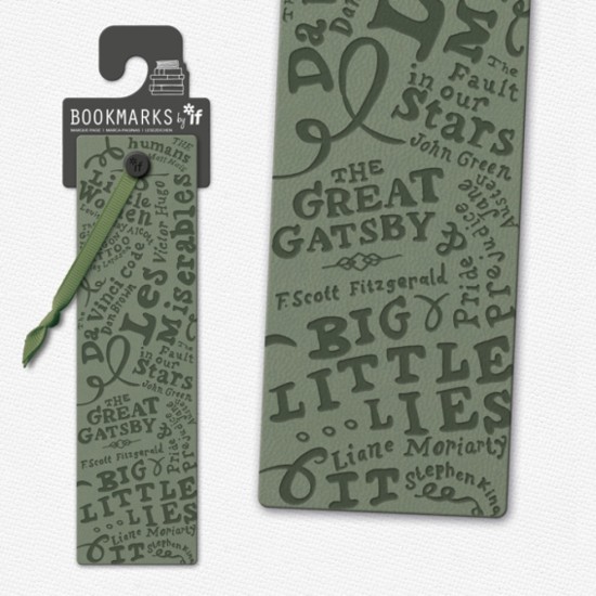 Bookmark - Faux Letter Bookish Bookmark Les Miserables etc