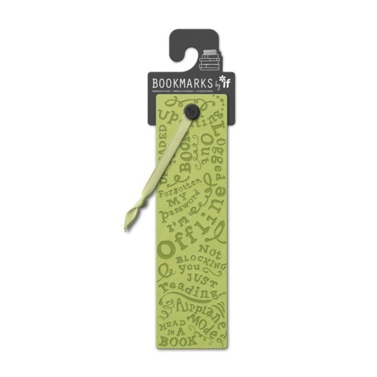 Bookmark - Faux Letter Bookish Bookmark Offline etc
