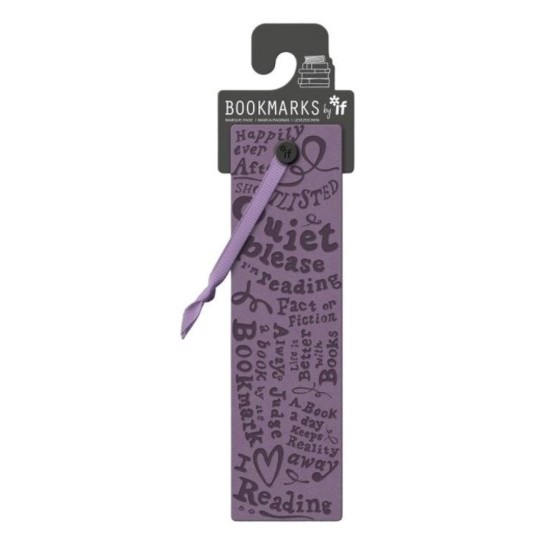 Bookmark - Faux Letter Bookish Bookmark Quiet Please etc