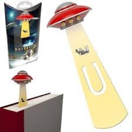 Bookmark - Red UFO Novelty Page Marker (Delivery to EU Only)