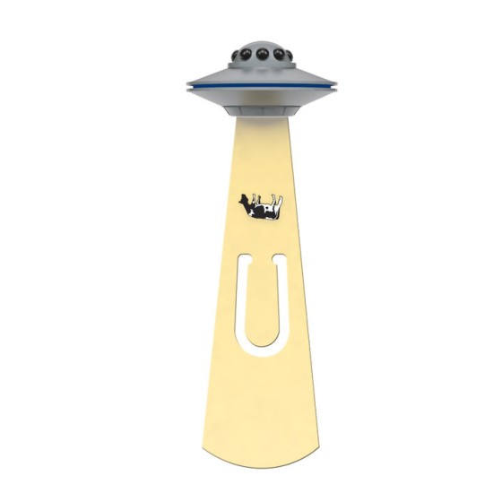 Bookmark - Silver UFO Novelty Page Marker (Delivery to EU Only)