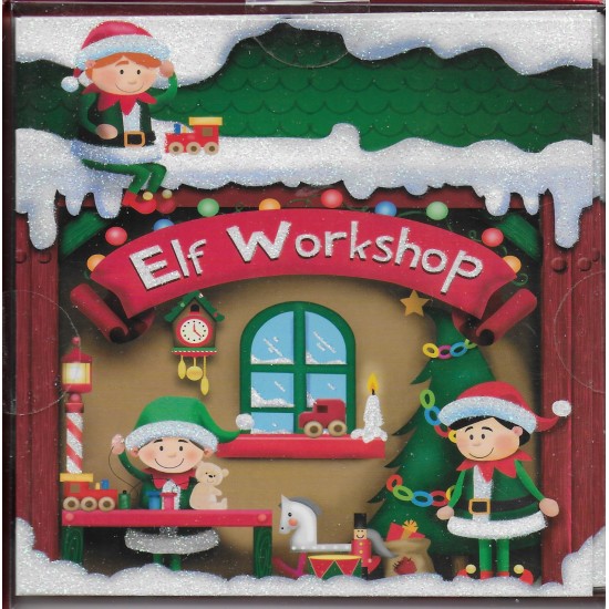 Boxed Christmas Cards - Elf Workshop / Gingerbread House (DELIVERY TO EU ONLY)