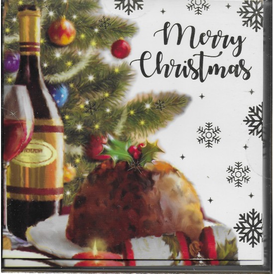 Boxed Christmas Cards - Wine/Pudding (DELIVERY TO EU ONLY)