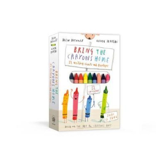 Bring the Crayons Home : A Box of Crayons, Letter-Writing Paper, and Envelopes - Drew Daywalt and Oliver Jeffers