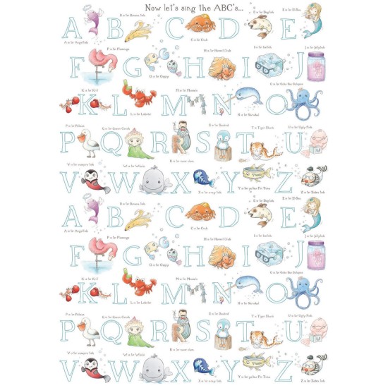 Bunnies By The Bay ABC Gift Wrap
