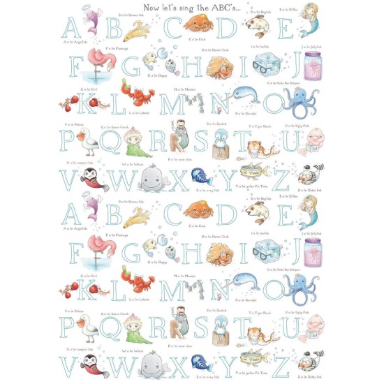 Bunnies By The Bay ABC Gift Wrap