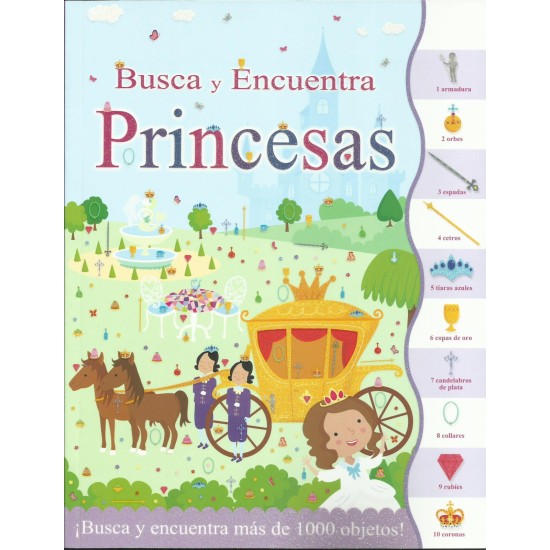 Busca y Encuentra Princesas : Spanish (DELIVERY TO EU ONLY)