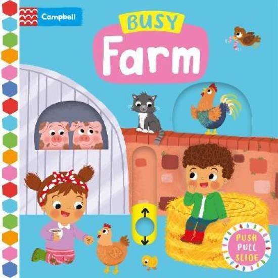 Busy Farm (Push Pull and Slide Tabs)