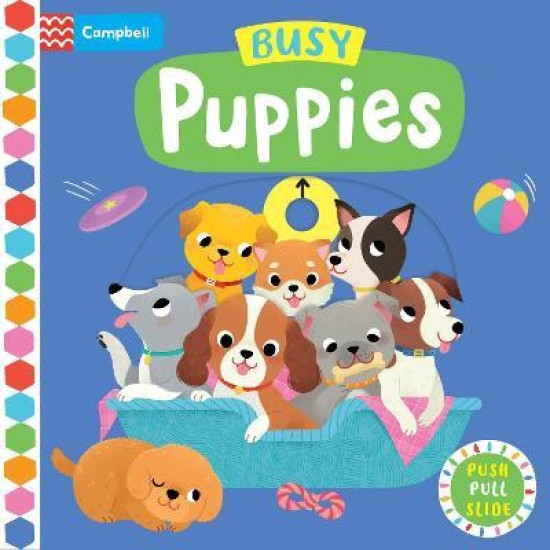 Busy Puppies (Push Pull and Slide Tabs)