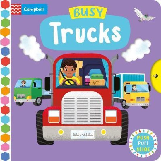 Busy Trucks (Push Pull and Slide Tabs)