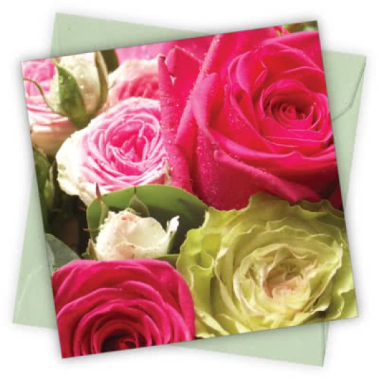 Cardtastic: Bouquet of roses Greeting Card (DELIVERY TO EU ONLY)