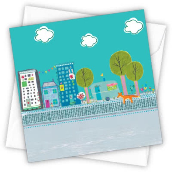 Cardtastic: Down our street Greeting Card (DELIVERY TO EU ONLY)