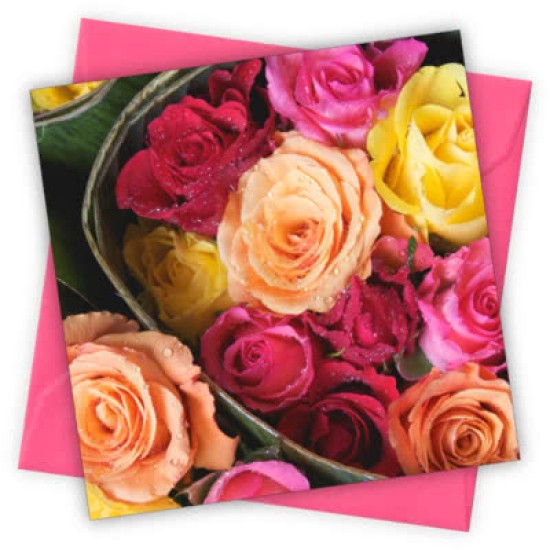 Cardtastic: Flower market Greeting Card (DELIVERY TO EU ONLY)