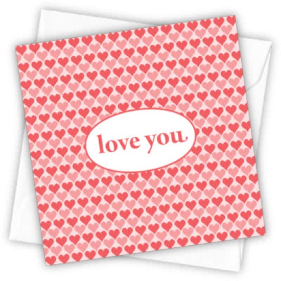Cardtastic: Love you Mini Message card (DELIVERY TO EU ONLY)