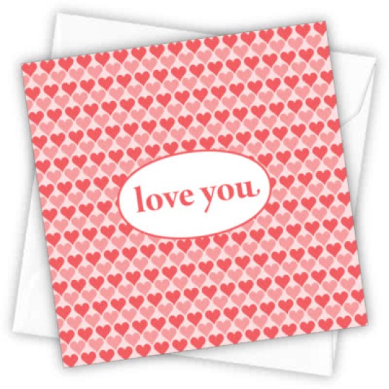 Cardtastic: Love you Mini Message card (DELIVERY TO EU ONLY)