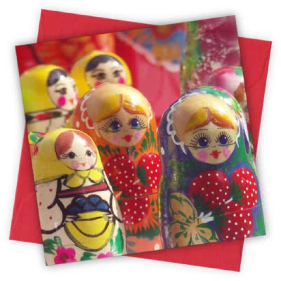 Cardtastic: Russian dolls Greeting Card (DELIVERY TO EU ONLY)