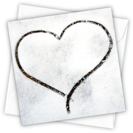Cardtastic: Snow Heart Greeting Card (DELIVERY TO EU ONLY)