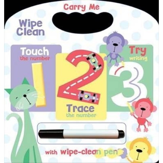 Carry Me Wipe Clean: 123 (DELIVERY TO EU ONLY)