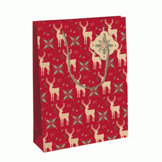 Christmas Gift Bag Large Reindeer (DELIVERY TO EU ONLY)