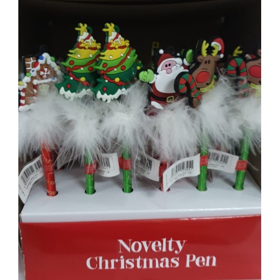 Christmas Novellty Pens : Fluffy (DELIVERY TO SPAIN ONLY)