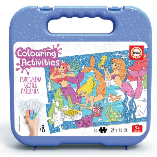 Colour Your Own Jigsaw Puzzle : Mermaids (DELIVERY TO EU ONLY)