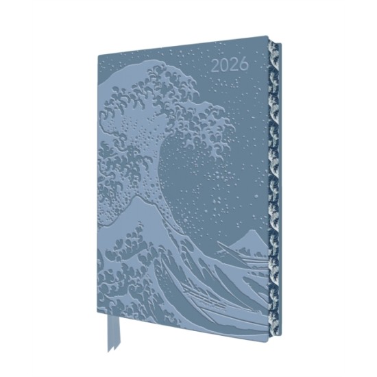 Diary 2026 - Katsushika Hokusai: The Great Wave Artisan Art Diary Planner - Page to View with Notes