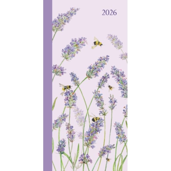 Diary 2026 - Lavender  Deluxe Slim Diary - Week to View