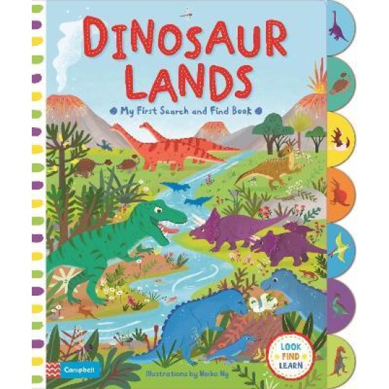 Dinosaur Lands (My First Search and Find Board Book)