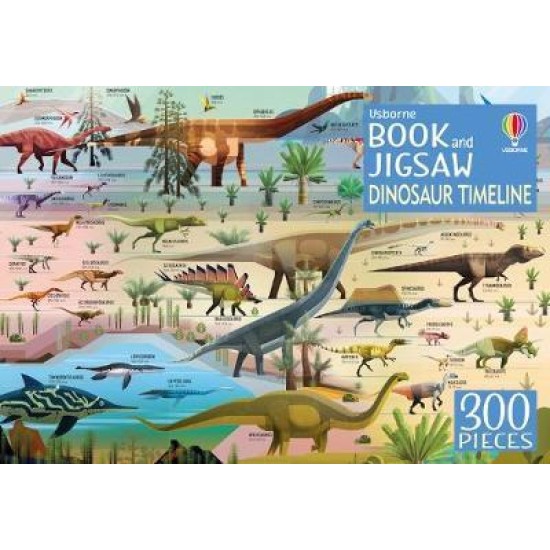 Jigsaw With A Book Dinosaur Timeline (300 pieces)