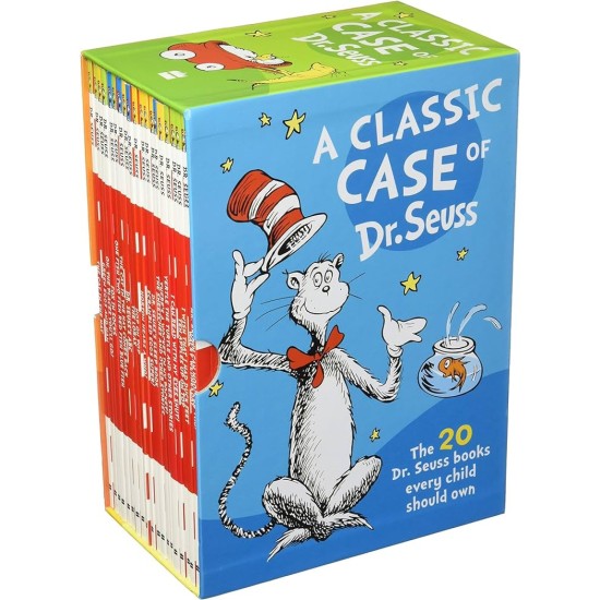 Dr Seuss A Classic Case 20 Book Set Box Collection Pack - Dr Seuss
