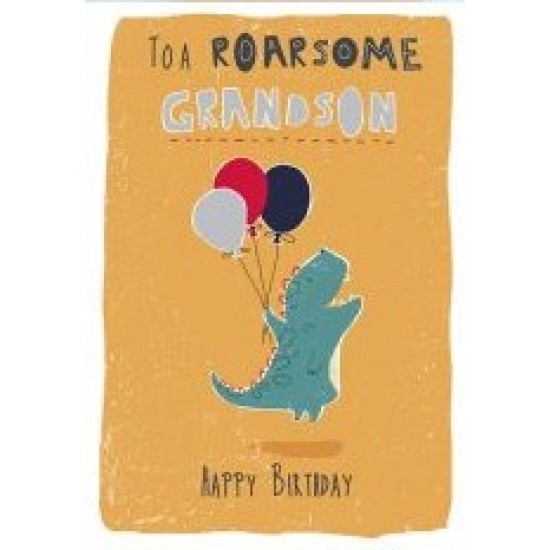 DS - Birthday to a Roarsome Grandson